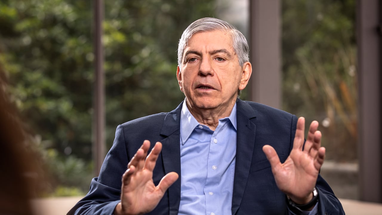 César Gaviria Trujillo.
Bogotá Noviembre 26 de 2021.
Foto: Juan Carlos Sierra-Revista Semana.