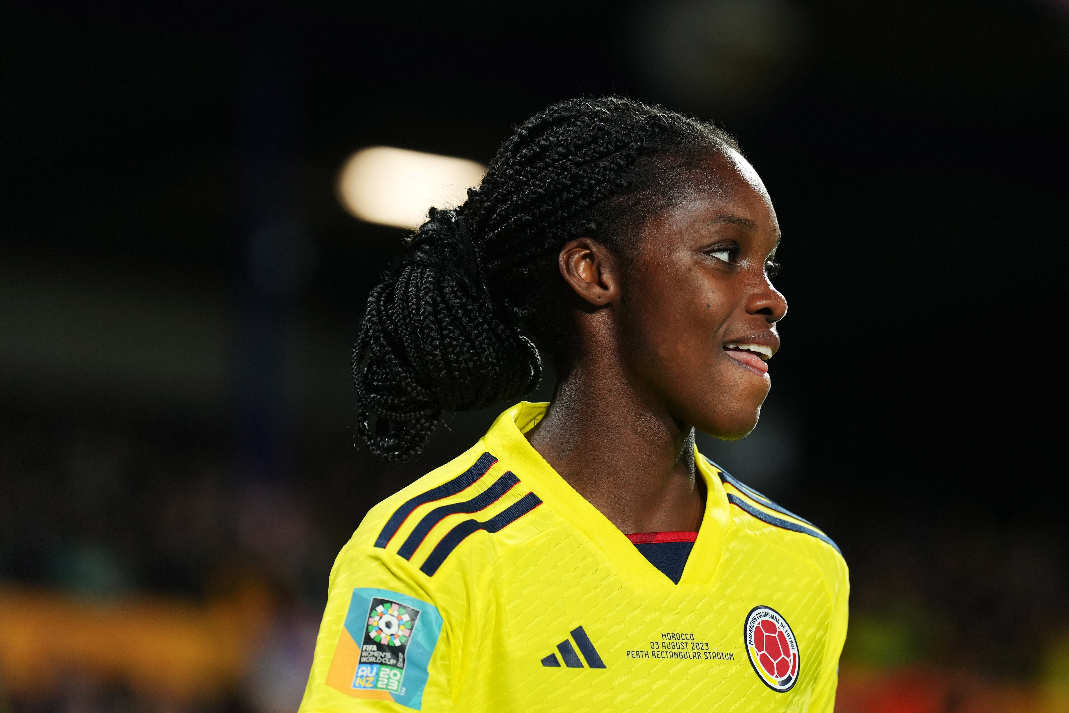 Linda Caicedo con Colombia en el Mundial Femenino 2023
