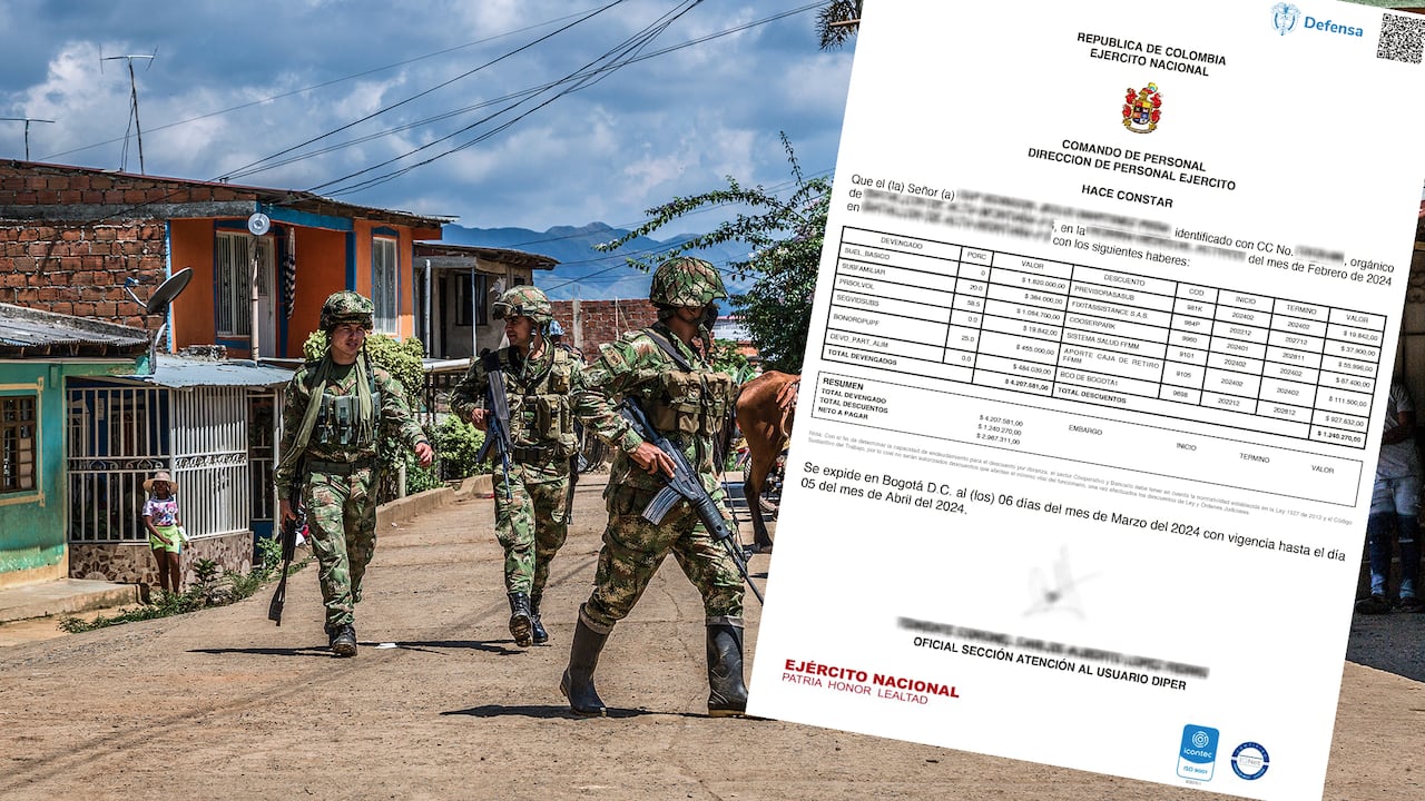 La mayoría de militares que denuncian estar pasando por esta situación en la que no les pagan la prima de orden público están en el último año de servicio, soldados profesionales que inician preparación de retiro asistido (PPR).
