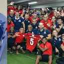 Iago Falque salió lesionado del clásico entre Atlético Nacional y América de Cali. Foto 1: Instagram @iagofalque10. Foto 2: Twitter @AmericadeCali