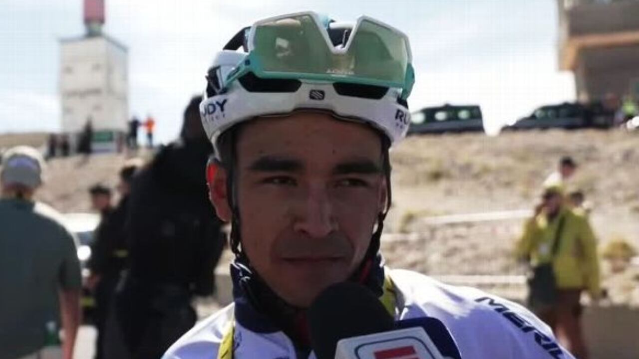 Santiago Buitrago se ubicó tercero en la etapa 16 del Tour de Francia 2025
