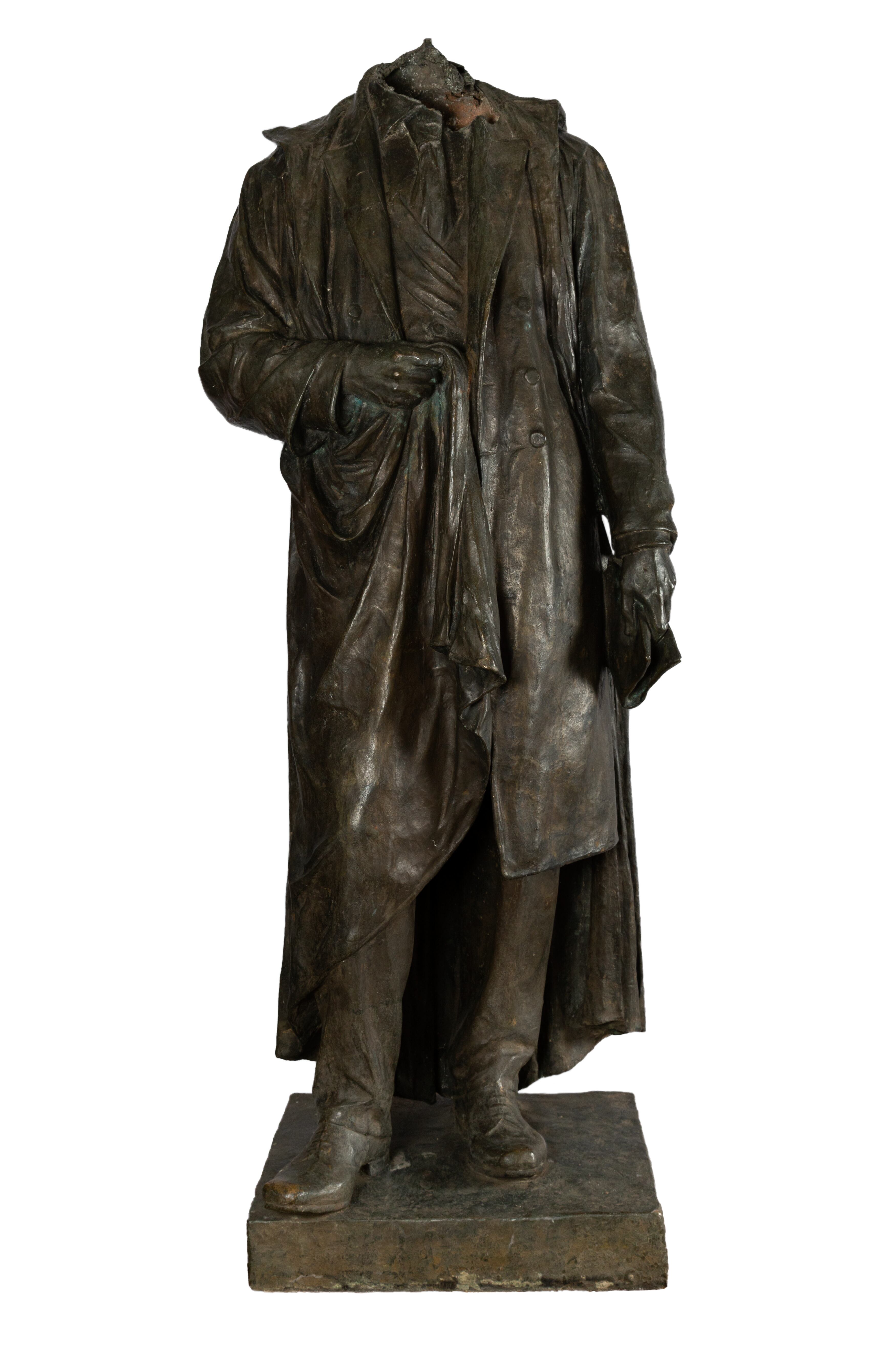 Ugo Luisi (1877 - 1943) / Giovanni Vignali – Atribuido. José Ignacio de Márquez, 6.8.1922. Fundición (Bronce). 168 x 68 x 58 cm. Colección Museo Nacional de Colombia, reg. 3858. Fotografía: © Museo Nacional de Colombia / Cristian Camilo Mosquera Mora