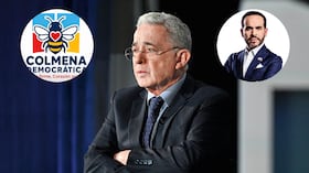 Expresidente Álvaro Uribe, la imagen que publicó y Abelardo De La Espriella.