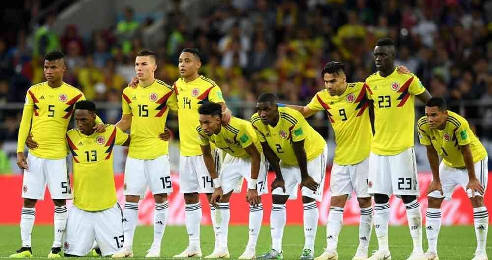Selección Colombia en la tanda de penales con Inglaterra en el Mundial Rusia 2018.