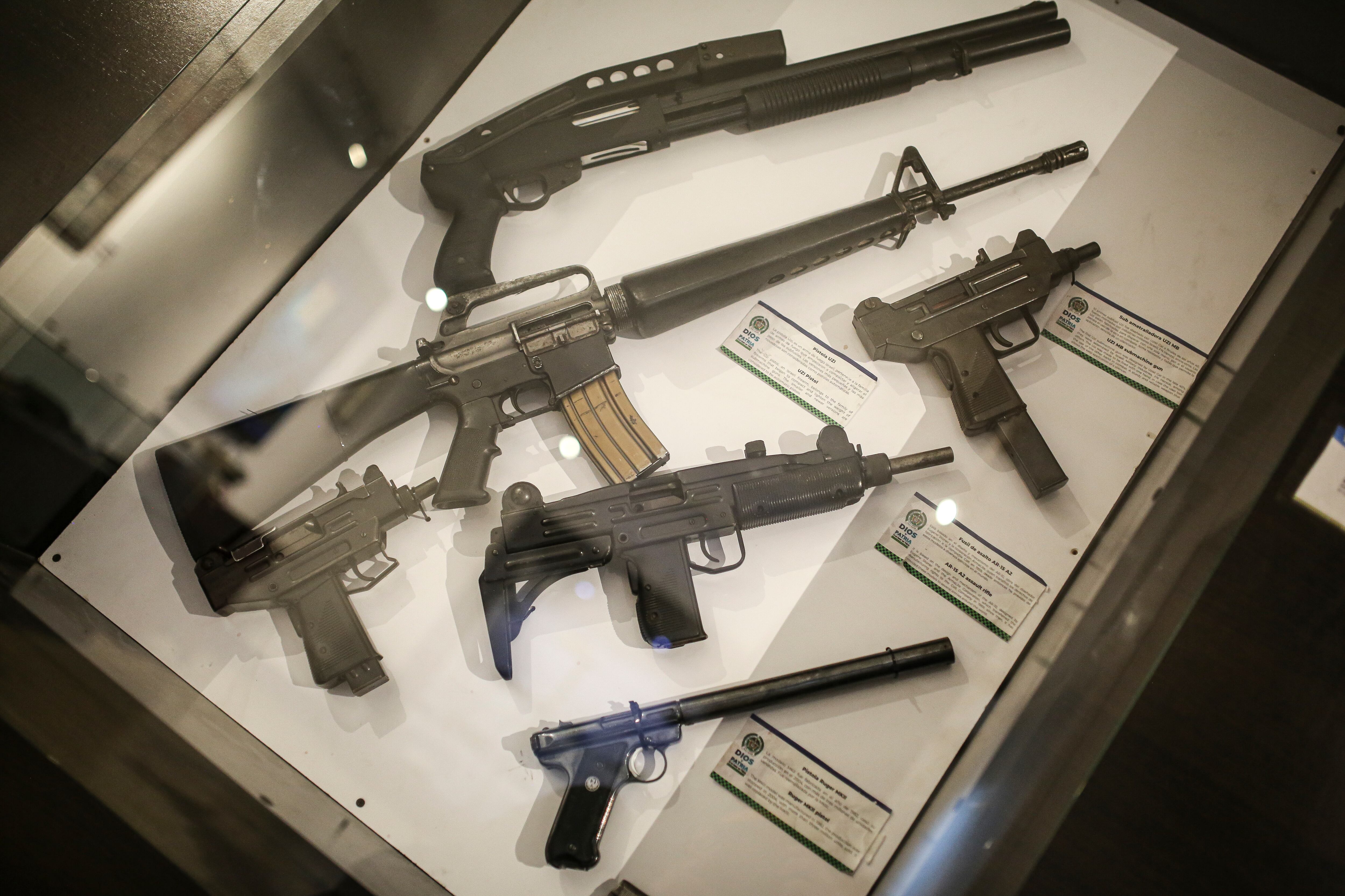 Objetos de Pablo Escobar, en museo de la Policía