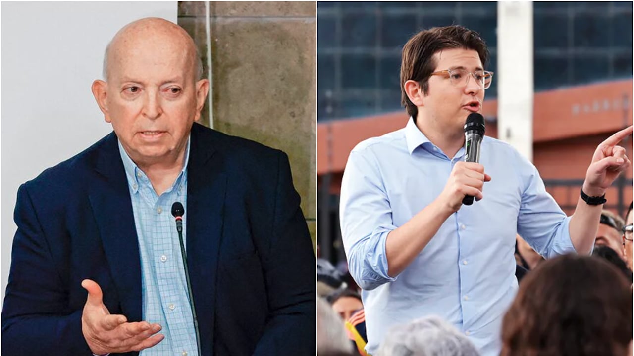 Comisionado de Paz Otty Patiño y Miguel Uribe Turbay