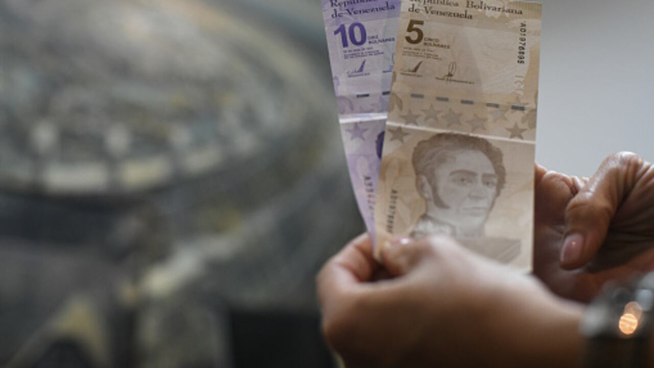 Los bolívares venezolanos continúan teniendo poco valor.