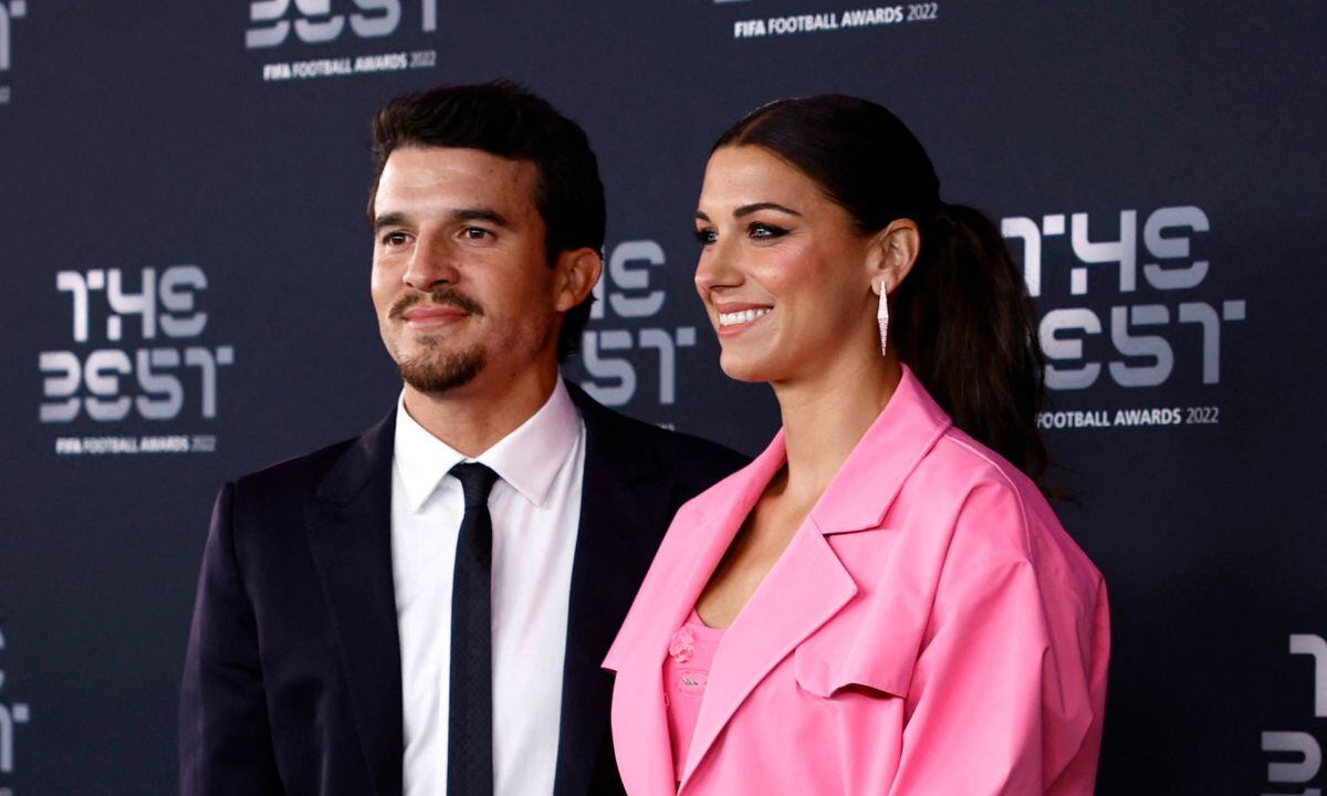 Alex Morgan en los premios The Best.