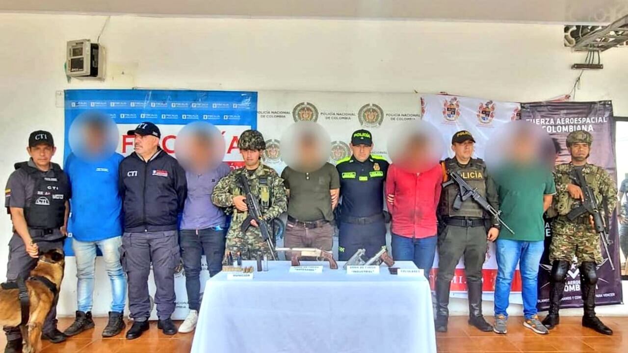 Capturados presuntos integrantes de las disidencias de las Farc de Iván Mordisco.