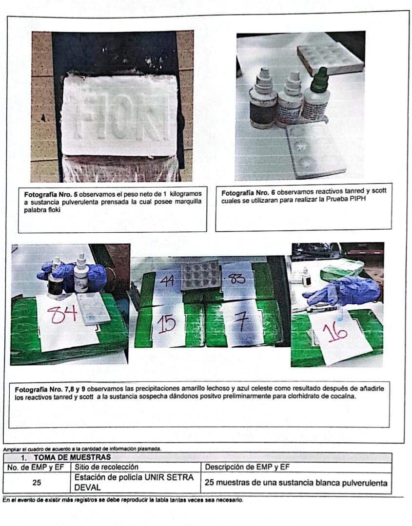 En bultos de comida para cerdos y reses las autoridades encontraron cocaína camuflada.