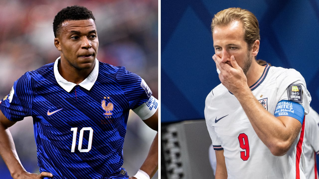 Kylian Mbappé (izq.) y Harry Kane (der.) figuras de Francia e Inglaterra, respectivamente, en el duelo por el tercer puesto del Mundial 2026.