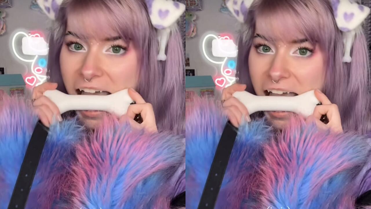 La mujer se llama como gato pero dice que se siente como un perro.