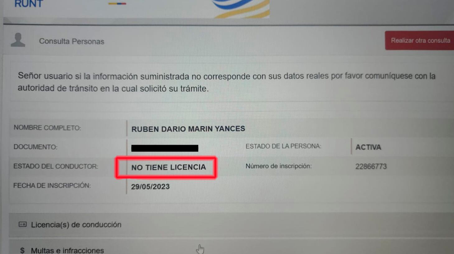 Caso Secretaria de Educación Córdoba
