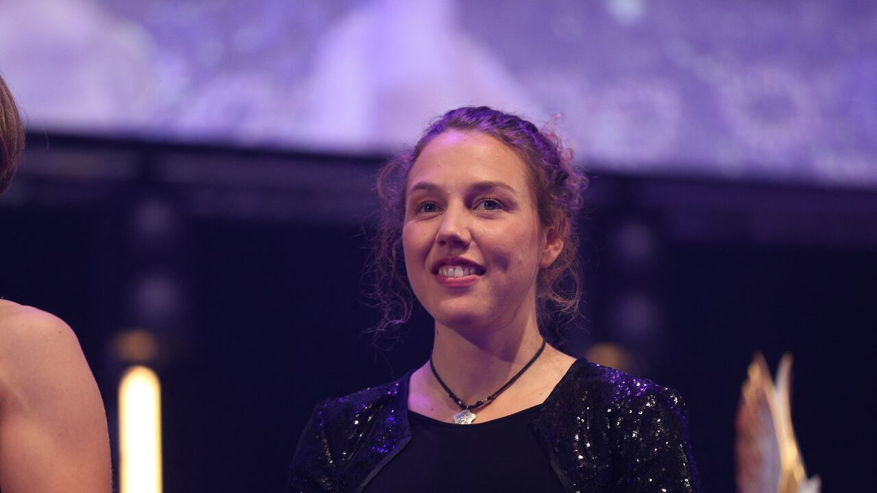 Laura Dahlmeier durante el German Sports Media Ball (38º Sportpresseball) en la Alte Oper el 9 de noviembre de 2019 en Frankfurt am Main, Alemania. (Foto de Getty Images/Getty Images) (Foto de GETTY IMAGES / GETTY IMAGES EUROPE / Getty Images vía AFP)