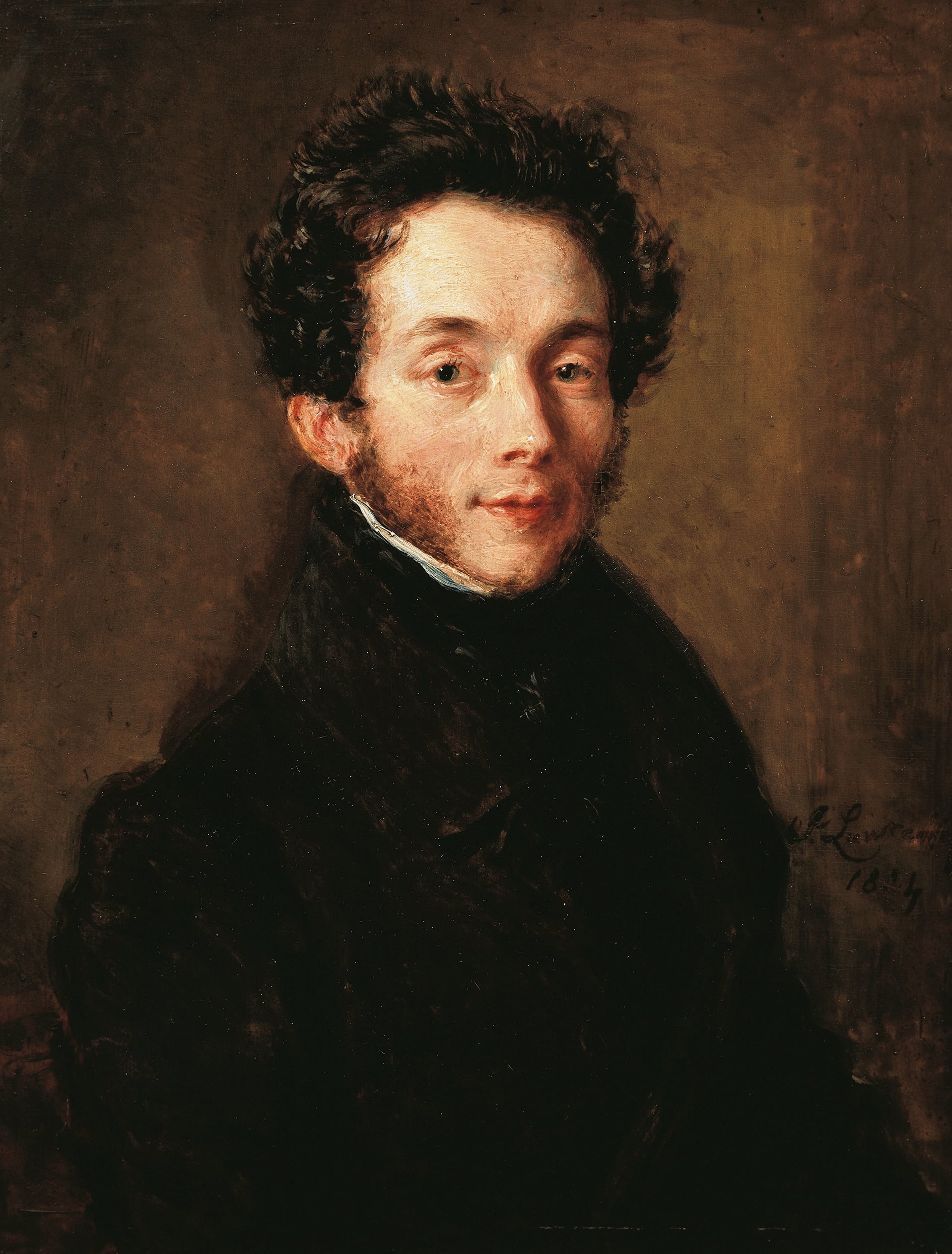 Retrato de Carl Maria von Weber (Eutin, 1786–Londres, 1826), director de orquesta y compositor alemán. Pintura de Thomas Lawrence (1769–1830), 1824.