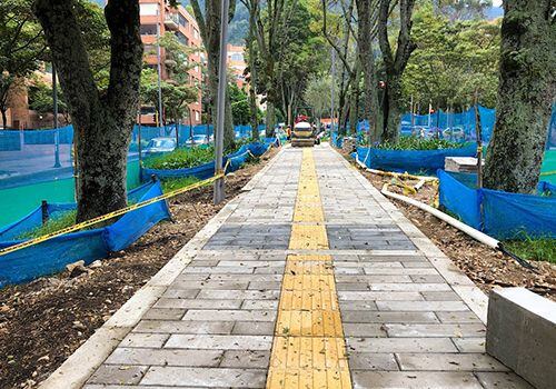 Obras de las aceras de las calles 92 y 94