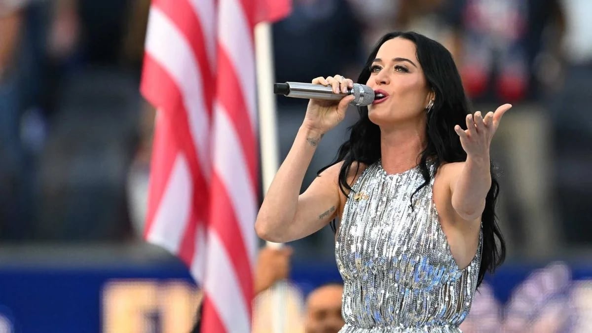 Katy Perry cerró la ceremonia inaugural de Estados Unidos en el Mundial 2026