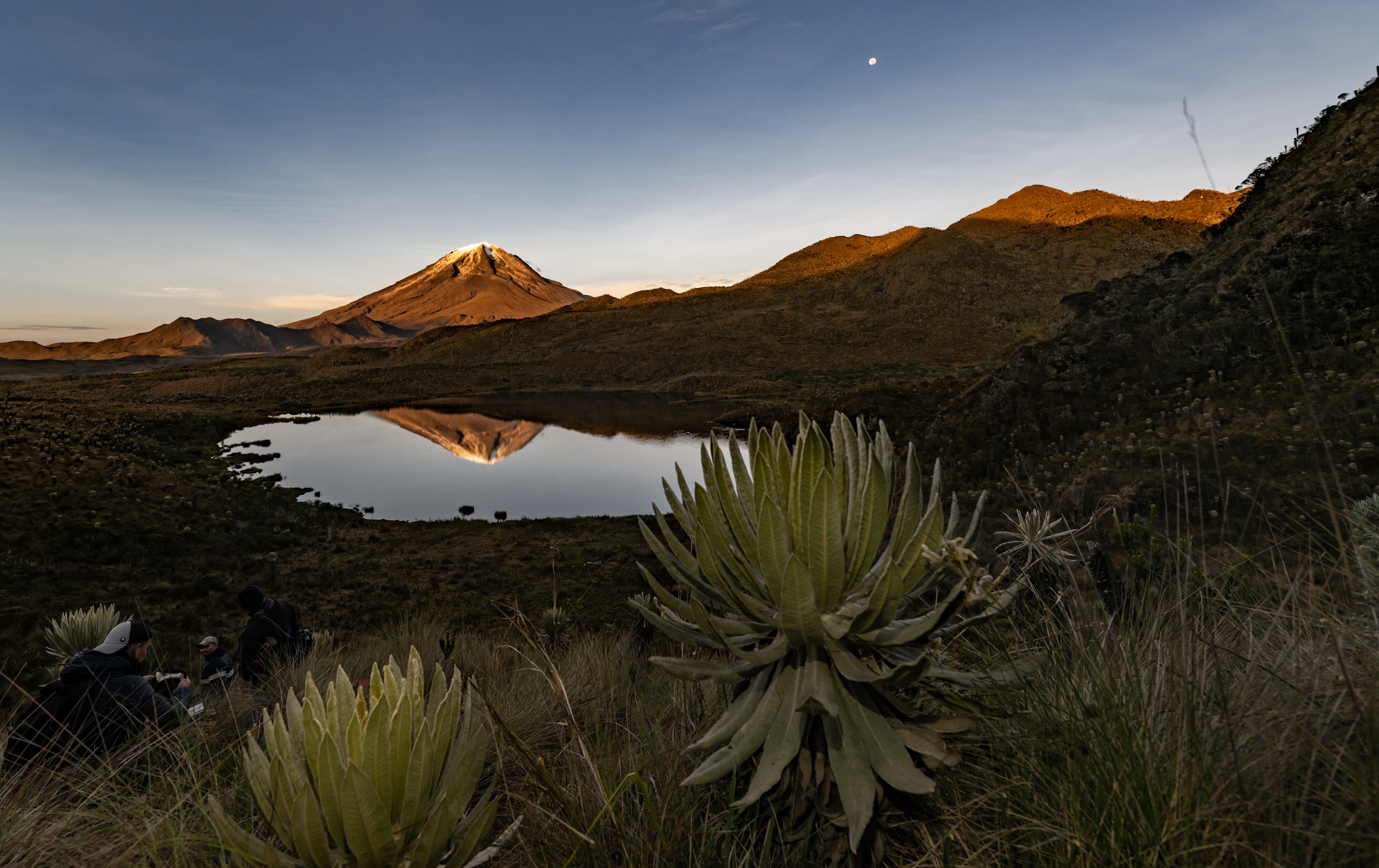 Nevado del Tolima, fotografiado por el embajador de Alemania, Peter Ptassek.