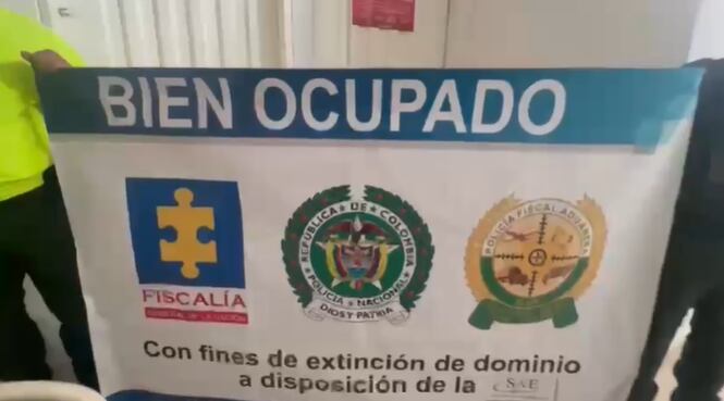 Bien decomisado que era usado, según la Policía para ocultar mercancía de contrabando.