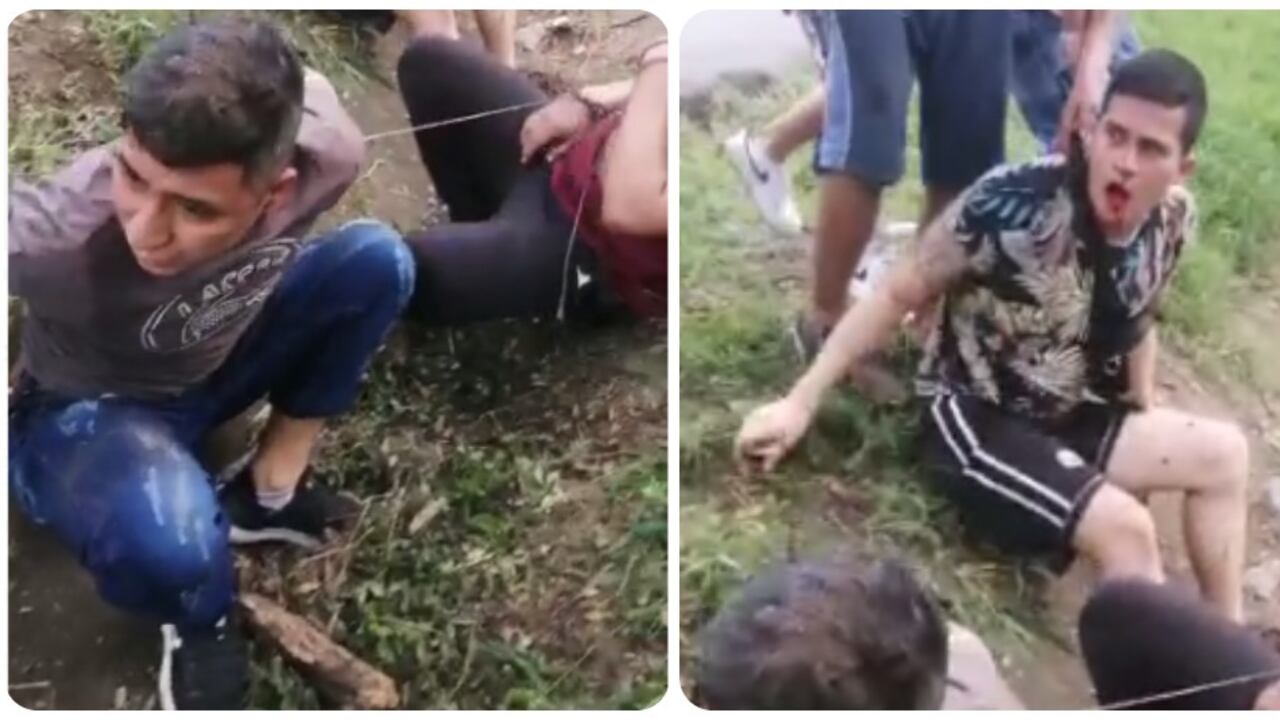 Jóvenes miembros del Esmad son agredidos
