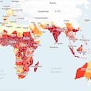 Mapa publicada por un grupo de científicos