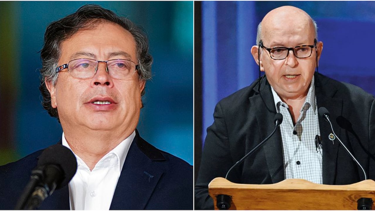 Presidente Gustavo Petro y Otty Patiño