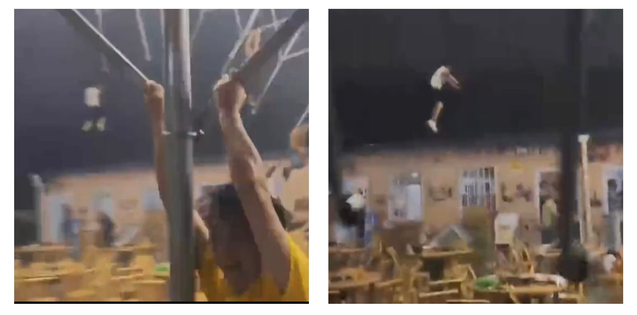 La emergencia que se presentó en el distrito de Yiling, en la ciudad de Yichang, parte de la provincia de Hubei, quedó grabada en varios videos que fueron compartidos a través de redes sociales.