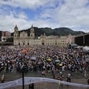 Plaza de Bolívar en el discurso del Presidente Gustavo Petro, 1 de mayo