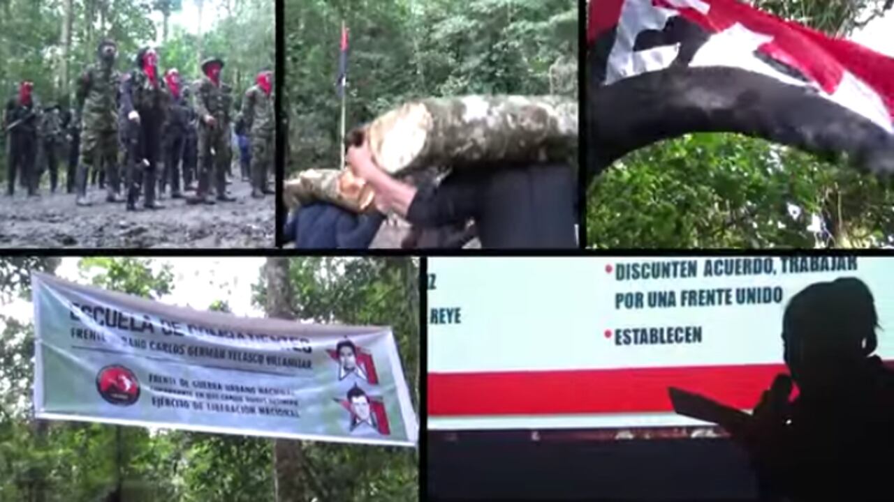 Un video revelado por el frente urbano Carlos Germán Velasco Villamizar, perteneciente al temido frente de Guerra Urbano Nacional de ese grupo ilegal, muestra imágenes del entrenamiento al que están sometiendo a sus combatientes.