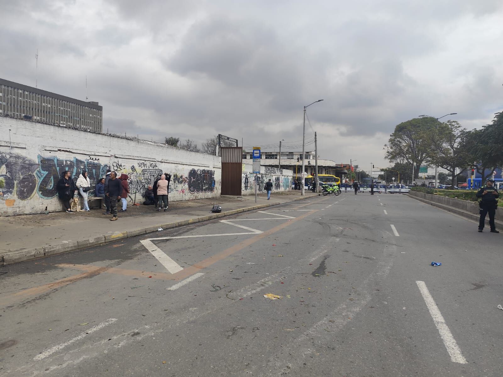 Desalojo y recuperación del espacio púbico de Paloquemao.