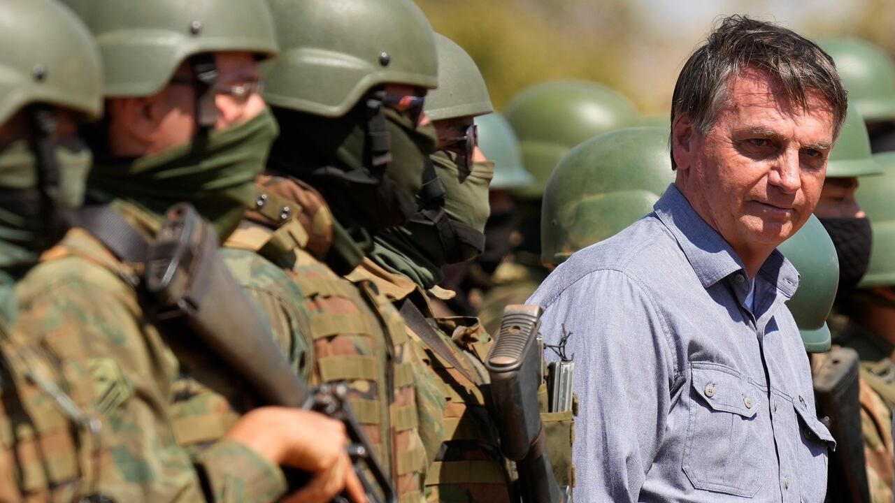 Presidente de Brasil, Jair Bolsonaro. (AP Photo/Eraldo Peres)