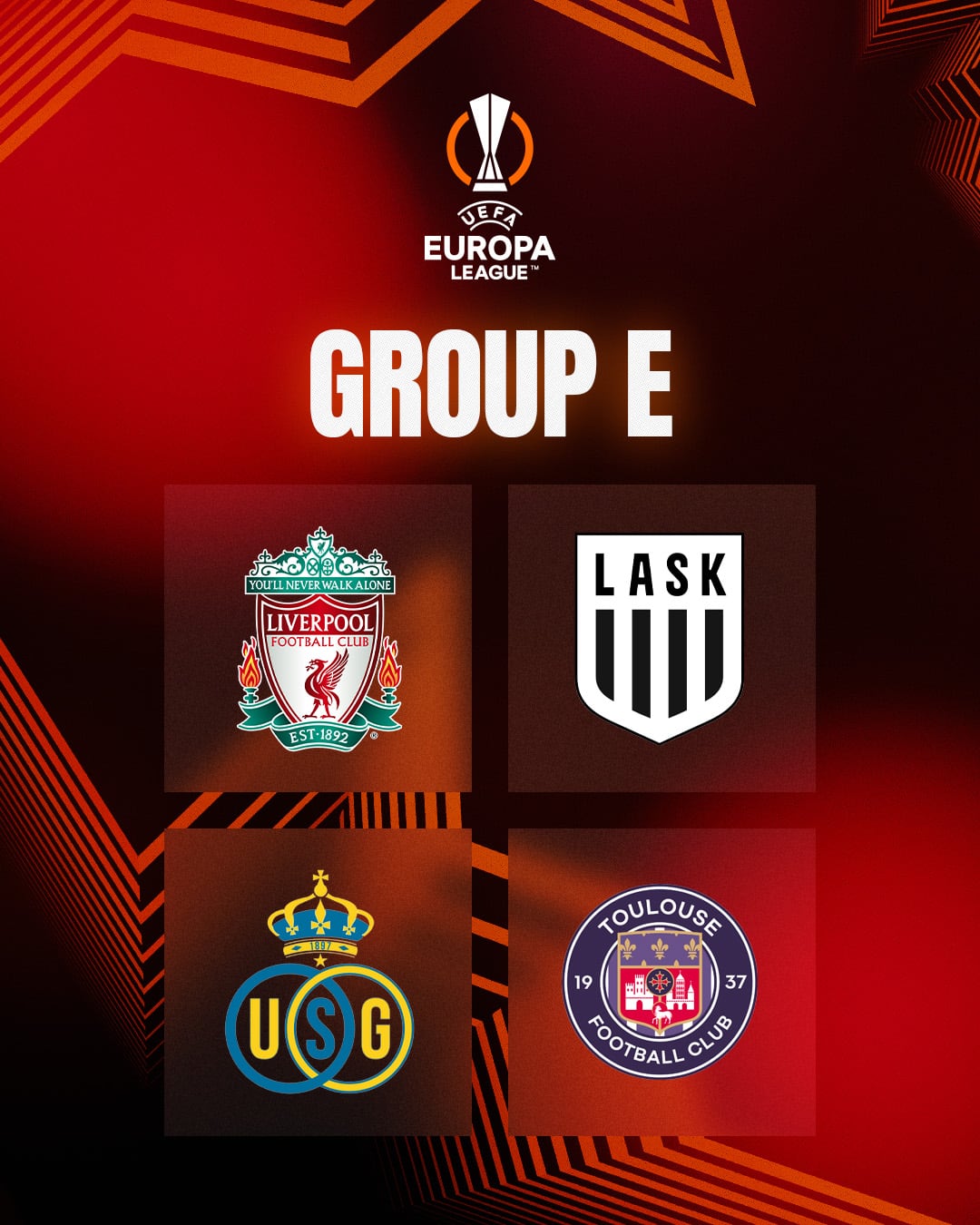 Grupo de Liverpool en la Europa League.