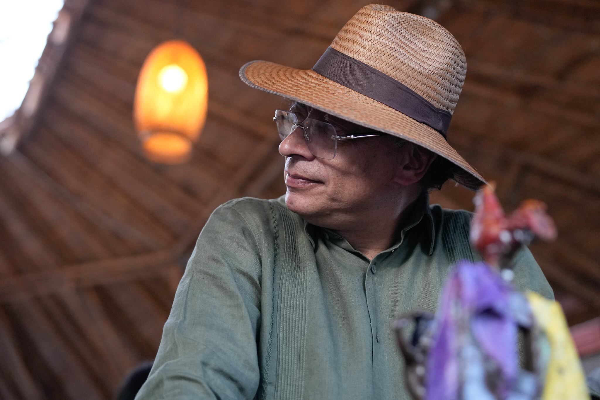 El presidente, Gustavo Petro, el 5 de diciembre de 2025 en San Agustín (Huila)