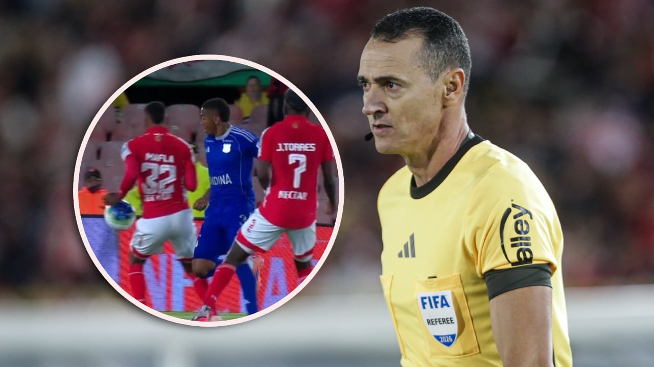 Wilmar Roldán había señalado la infracción por mano de Cristian Mafla dentro del área