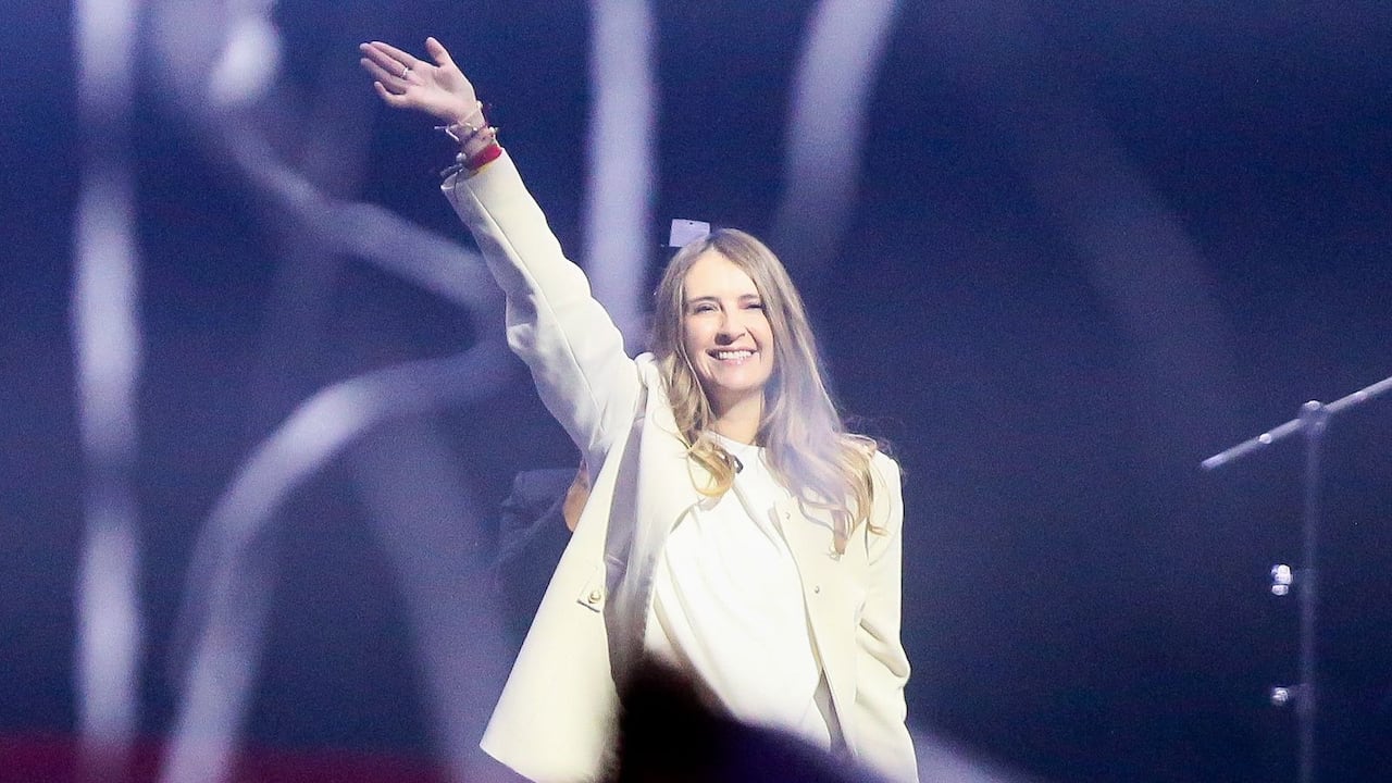 Cierre de campaña de la candidata presidencial Paloma Valencia en el Movistar Arena de Bogotá.