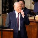 President Donald Trump addresses a joint session of Congress at the Capitol in Washington, Tuesday, March 4, 2025. (AP Photo/Ben Curtis)