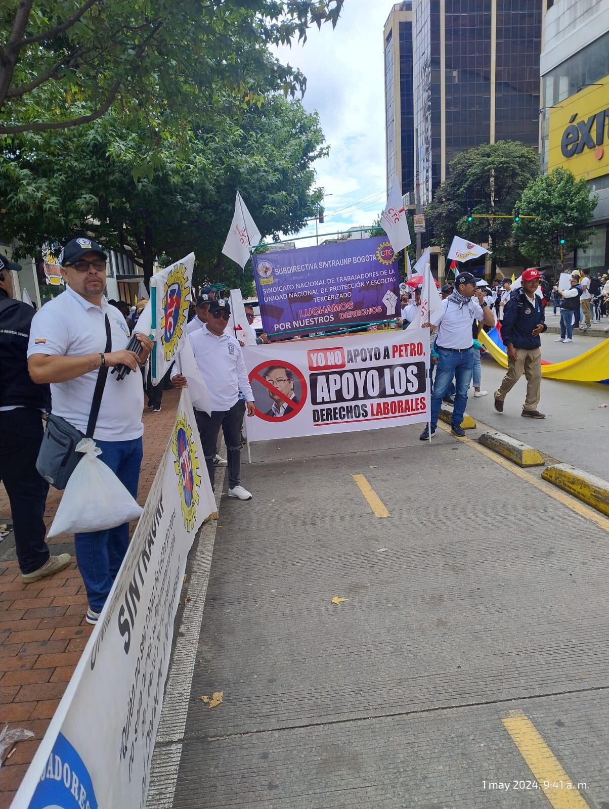Sindicato de la UNP marcha el 1 de mayo de 2024