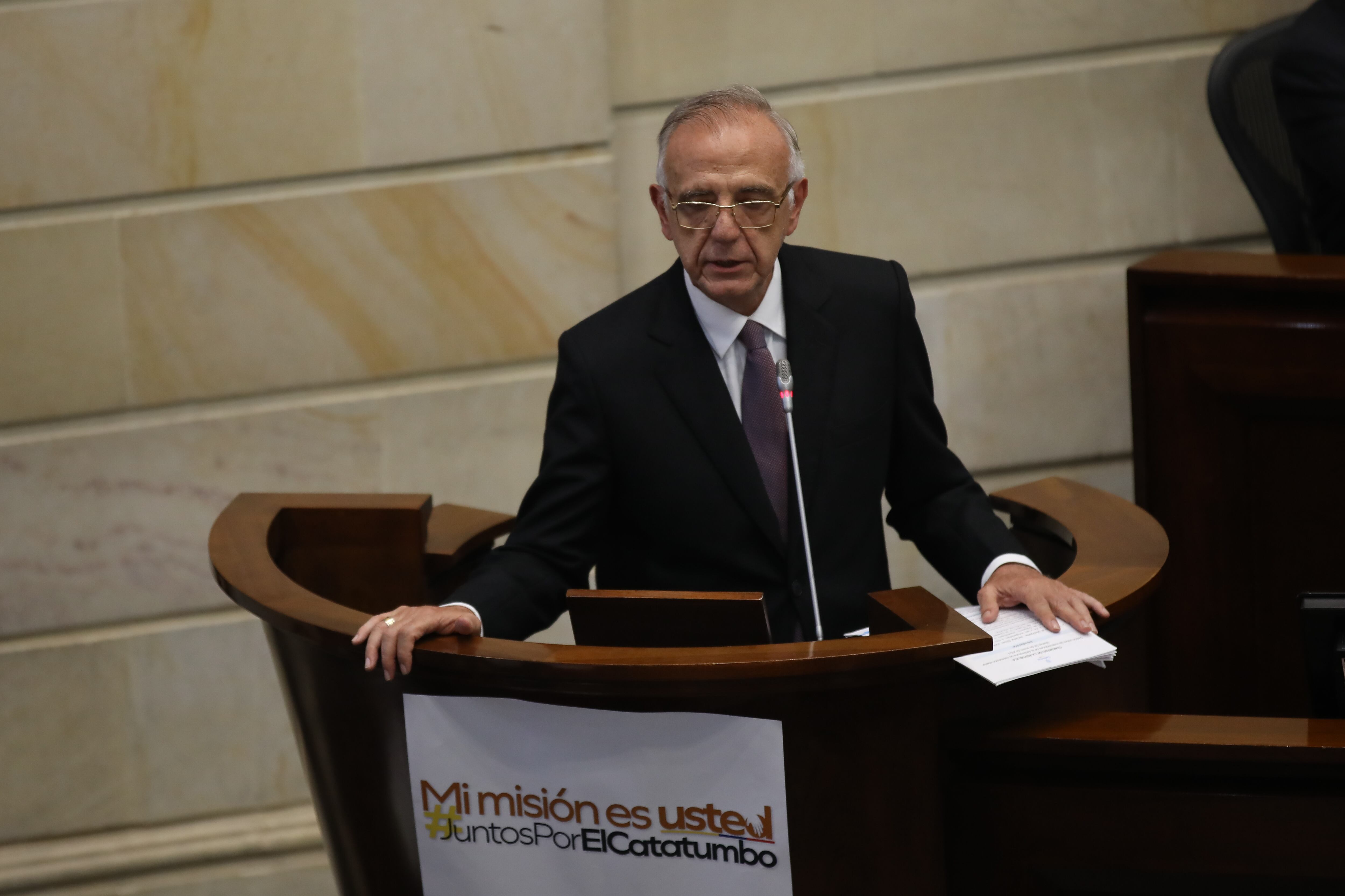 Sesión especial del Senado de la República, decreto de conmoción interior Catatumbo