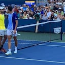 Daniel Galán tuvo una pequeña discusión en el partido de segunda ronda ante el australiano Jordan Thompson