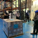 Colombia recibió su primer lote de vacunas anticovid de 2022.