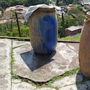 Carga de explosivos hallada en el municipio de Itagüí.