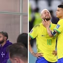 Jugadores de Brasil llegando al aeropuerto de Rio de Janeiro tras la eliminación en Qatar.