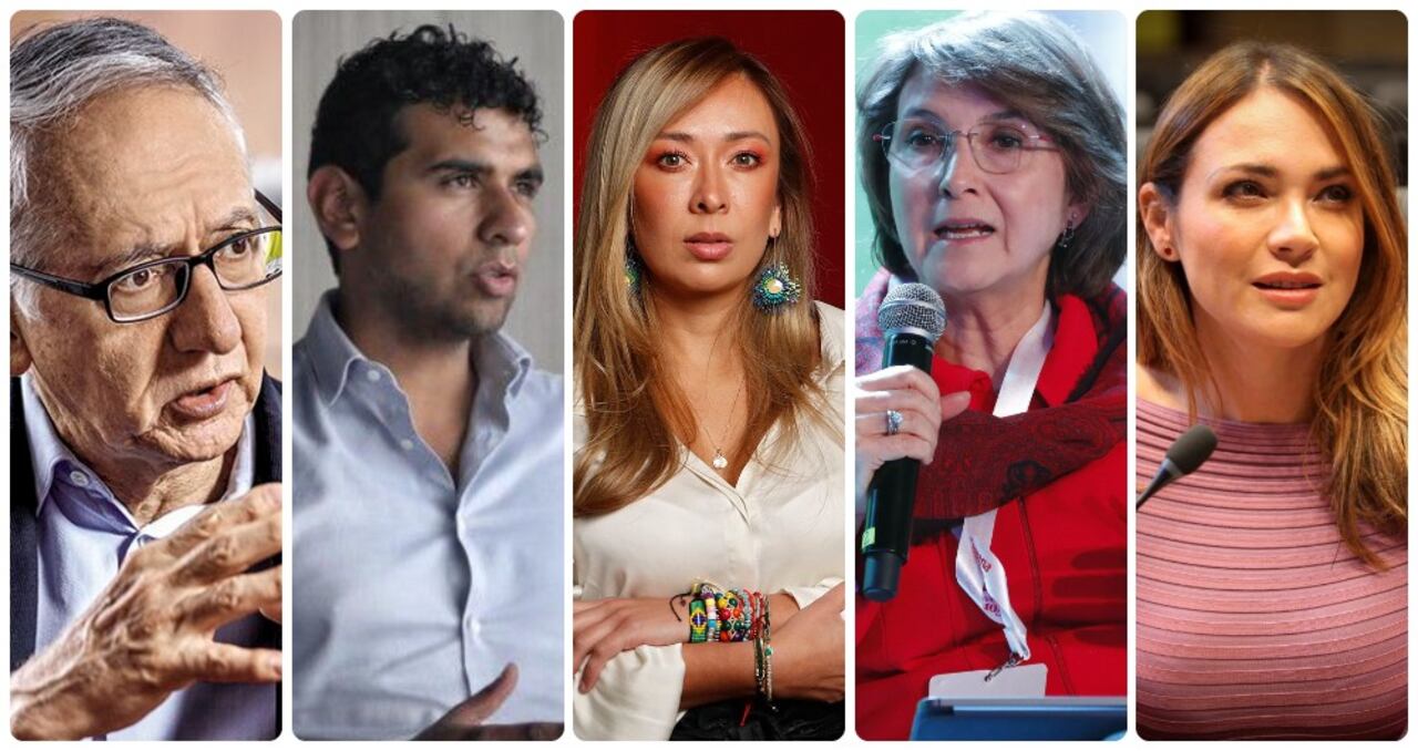 Guillermo Alfonso Jaramillo, David Racero, Katherine Miranda, Julia Miranda y Carolina Arbeláez.