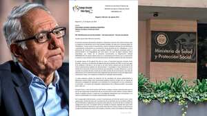 La carta del sindicato del Ministerio de Salud en la que aseguran que existe persecución a los trabajadores.