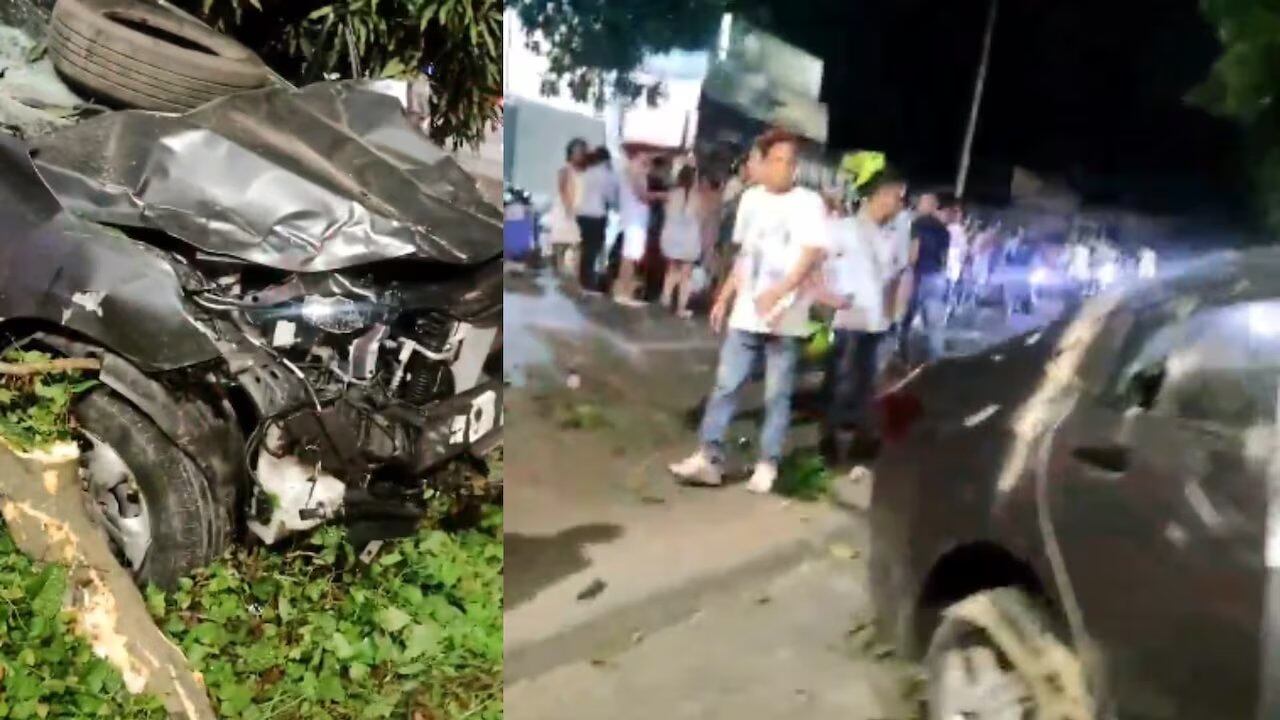 Accidente en Turbaco, Bolívar.