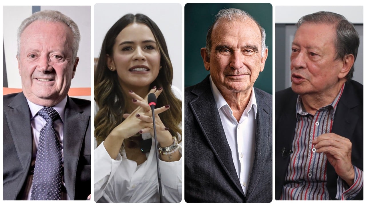 Arturo Calle, María Fernanda Carrascal, Humberto de la Calle, Mario Hernández.