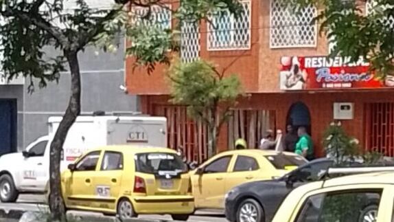 Agentes del CTI de la Fiscalía, hicieron el respectivo levantamiento.