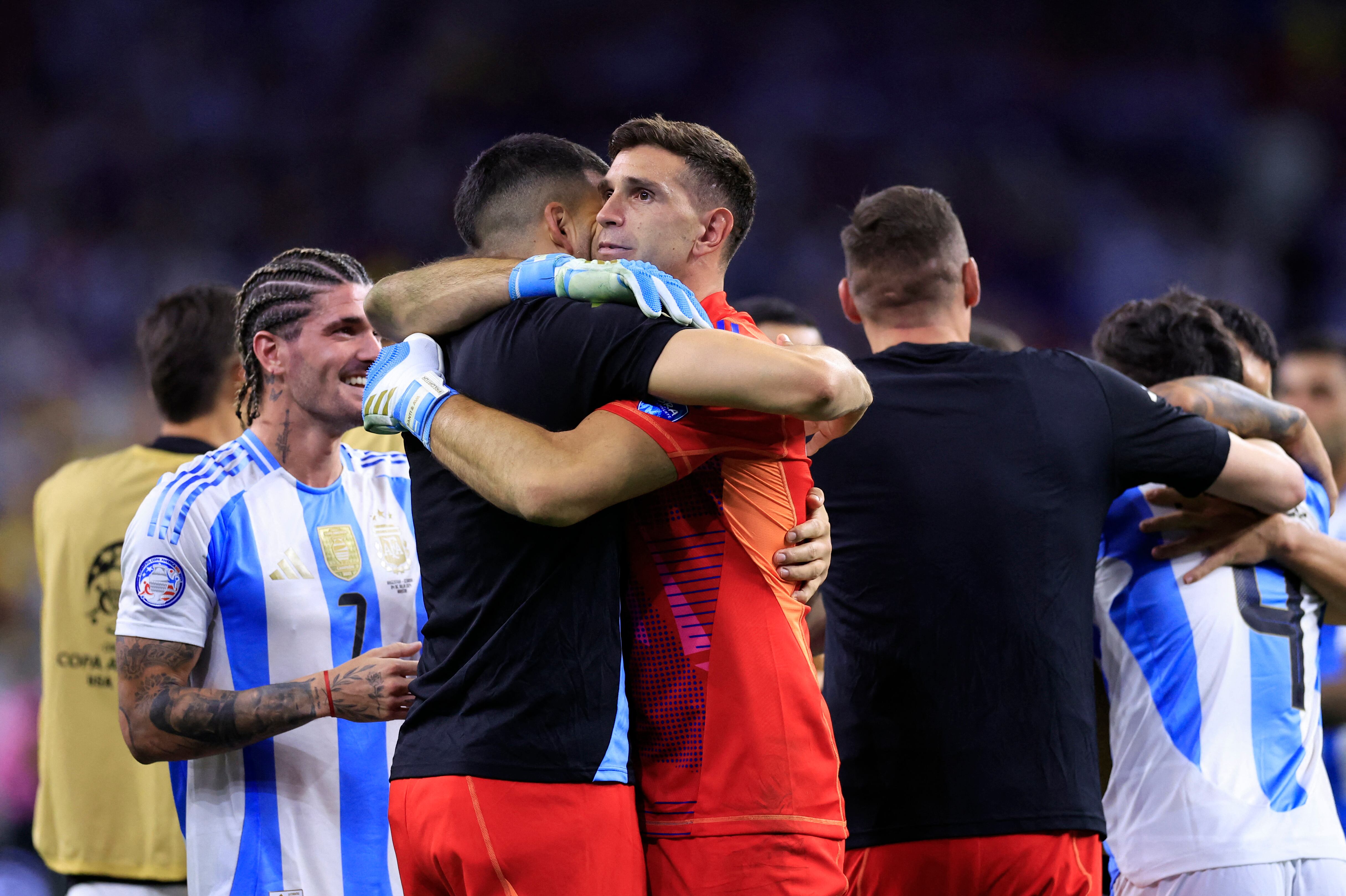 Argentina vs Ecuador - cuartos de final - Copa América 2024.