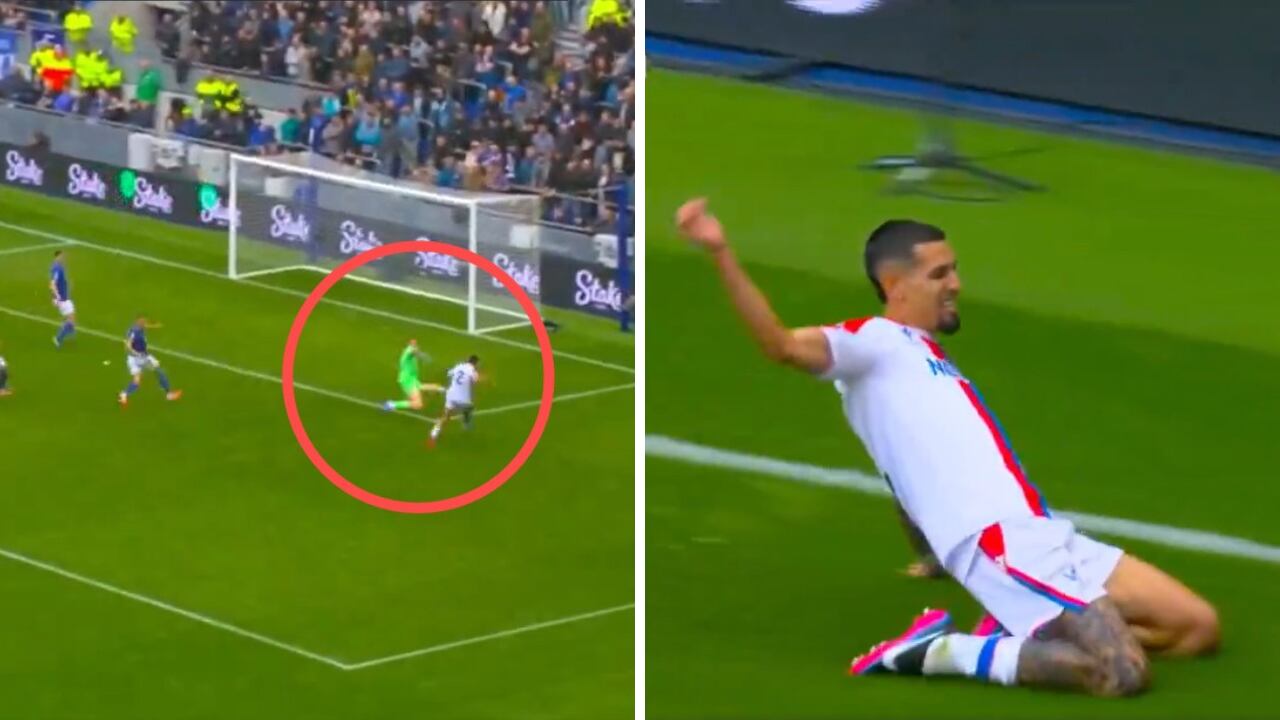 Gol de Daniel Muñoz en el Crystal Palace vs. Everton.