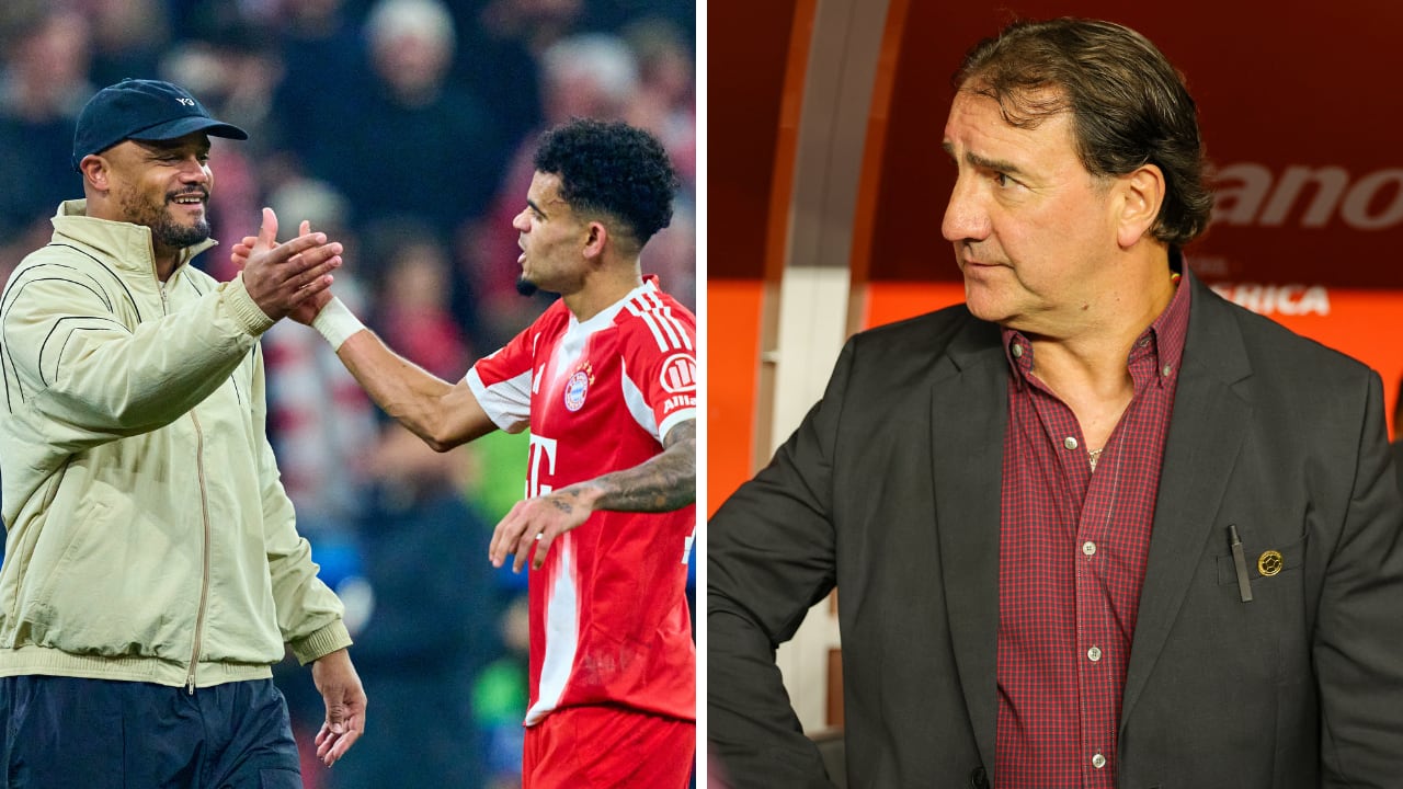 Néstor Lorenzo habló de cómo maneja Vincent Kompany el tiempo de juego de Luis Díaz en Bayern Múnich.